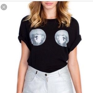 Wildfox Disco Pasties Sonic Tee NWT